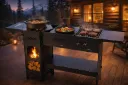 Multifunctional Grill with Cauldron Support - 3 mm Steel