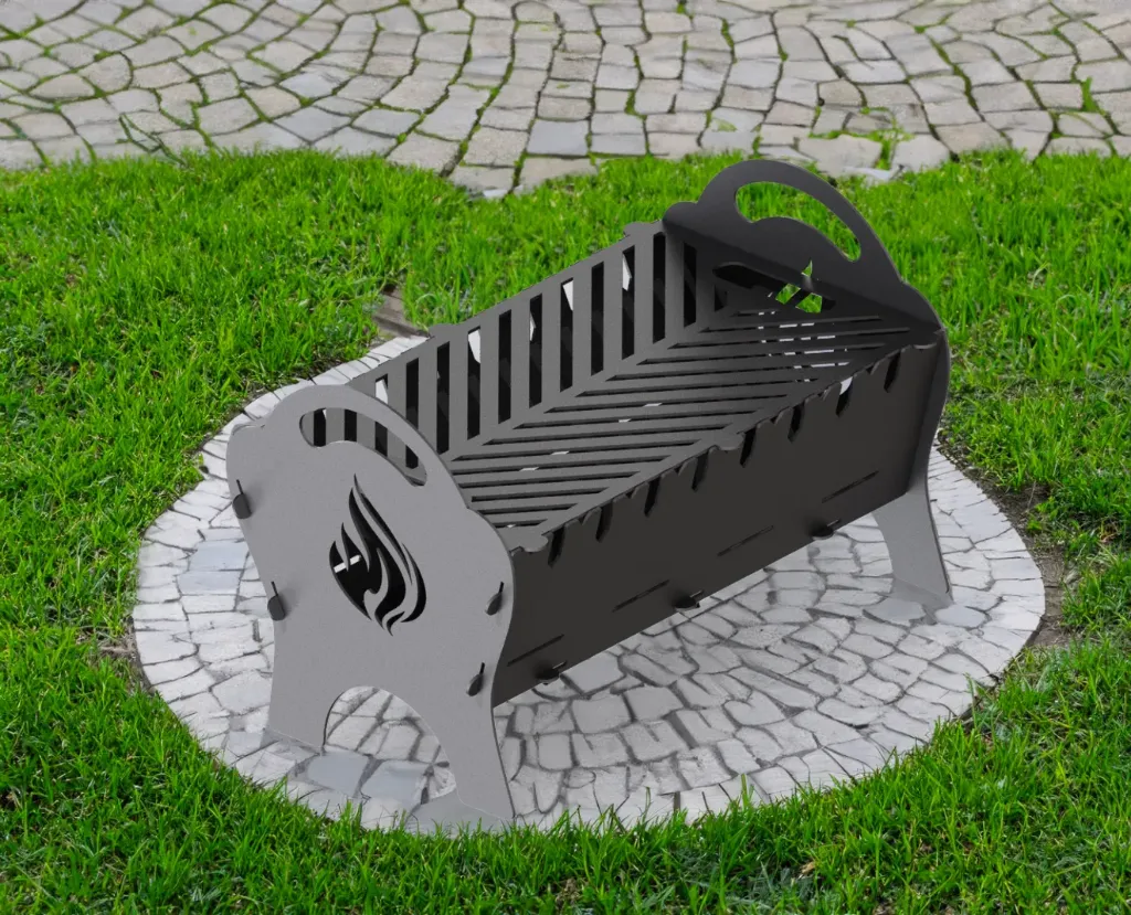 Foldable Grill "Compact Grill" - 3 mm steel