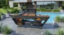 MASTER PRO Outdoor Kitchen – Grill, Wood Oven & Cauldron Stand – 3 mm Steel