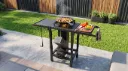 Sobă Rachetă Outdoor cu Blaturi Laterale Rabatabile