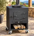 Sobă pentru ceaun LINEA – modul pentru bucătărie de exterior